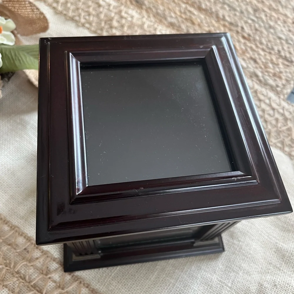 The Bombay Company Picture Frame Cube Storage Keepsake Box 2002